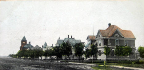 Residence scene, Lamberton Minnesota, 1907