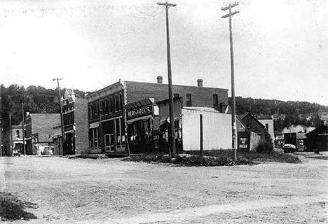 Street scene, Lanesboro Minnesota, 1905