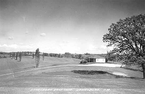 Lanesboro golf course and clubhouse, Lanesboro Minnesota, 1952