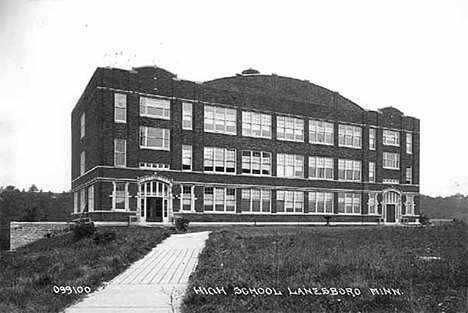 High school, Lanesboro Minnesota, 1952