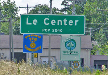 Welcome to Le Center Minnesota!