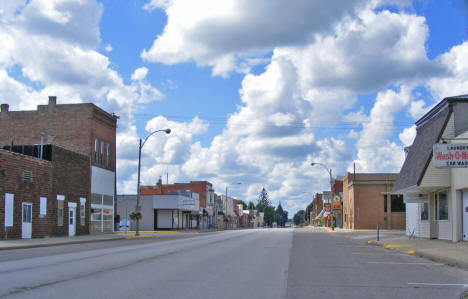 Street scene, Le Roy Minnesota, 2010