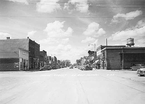 Main Street, LeRoy Minnesota, 1950