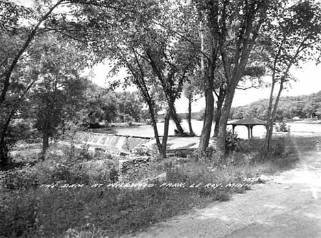 Dam at Wildwood Park, LeRoy Minnesota, 1950
