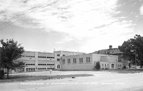 Auditorium and gymnasium, LeRoy Minnesota, 1950