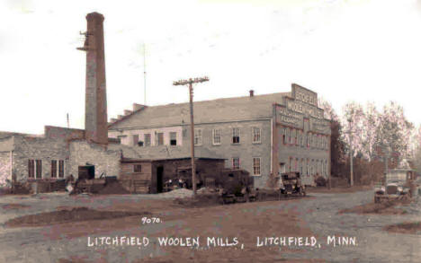 Litchfield Woolen Mills, Litchfield Minnesota, 1920's