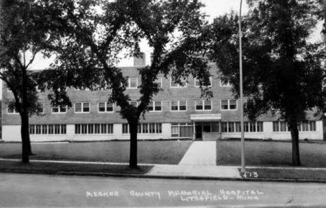Meeker County Memorial Hospital, Litchfield Minnesota, 1956