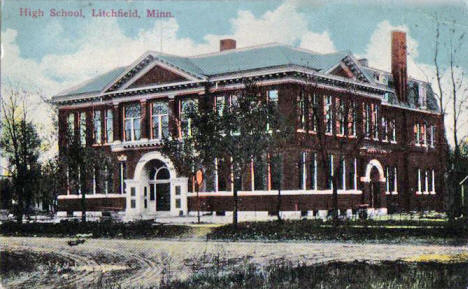 High School, Litchfield Minnesota, 1913