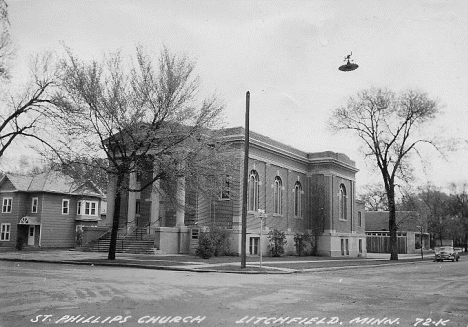 St. Phillips Church, Litchfield Minnesota, 1950's