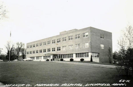 Meeker County Memorial Hospital, Litchfield Minnesota, 1961