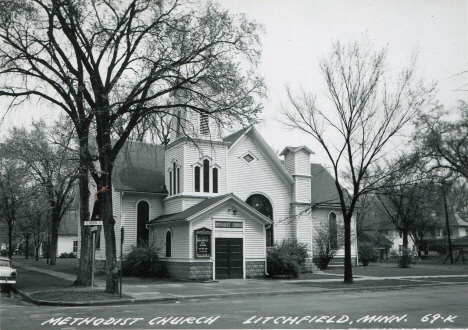 Methodist Church, Litchfield Minnesota, 1950's