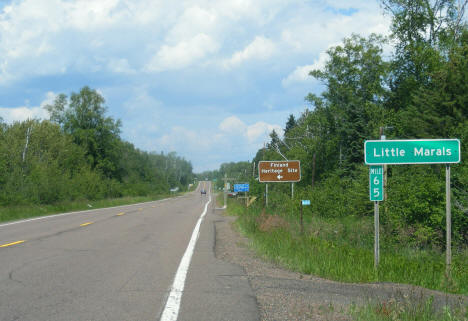 Entering Little Marais Minnesota on Highway 61, 2007