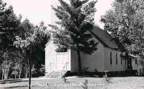 Community Church, Longville Minnesota, 1930's?