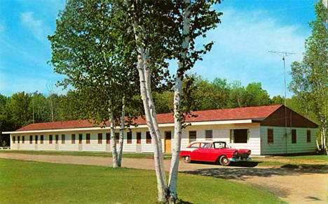 Lake Region Motel, Longville Minnesota, 1958