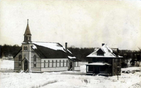 Church and Parsonage, Lonsdale Minnesota, 1908