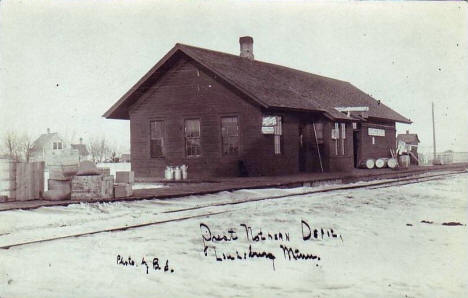 Great Northern Depot, Louisburg Minnesota, 1910