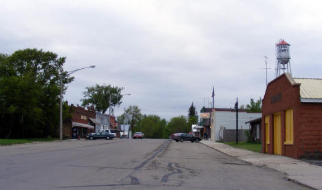 Street scene, Lowry Minnesota, 2009