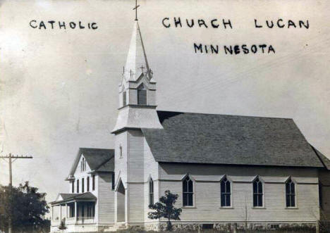 Catholic Church, Lucan Minnesota, 1920's?