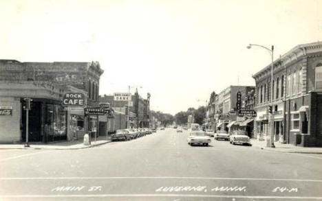 Main Street, Luverne Minnesota, 1950's