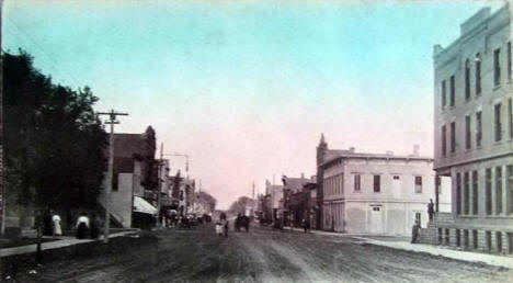 Main Street, Luverne Minnesota, 1910's