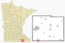 Location of Lyle Minnesota