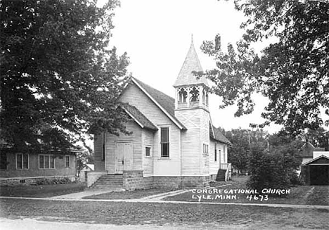 Congregational Church, Lyle Minnesota, 1935