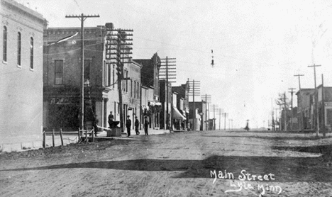 Main Street, Lyle Minnesota, 1910's