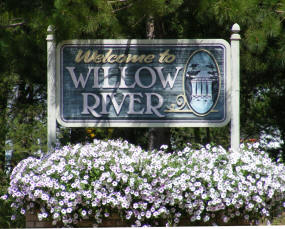Willow River Minnesota Welcome Sign