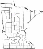 Location of Blackduck, Minnesota