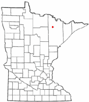 Location of Cook, Minnesota