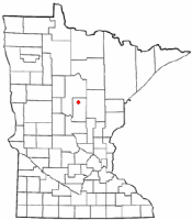Location of Crosslake, Minnesota