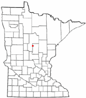 Location of Jenkins, Minnesota