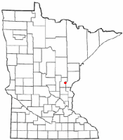 Location of Quamba, Minnesota