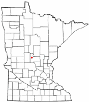 Location of Randall, Minnesota