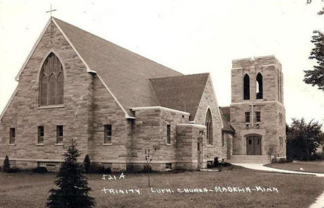 Trinity Lutheran Church, Madelia Minnesota, 1950's