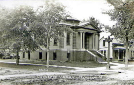 Carnegie Library, Madison Minnesota, 1930's