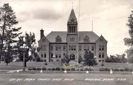 Lac Qui Parle County Court House, Madison Minnesota, 1930's
