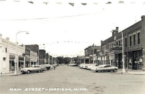Main Street, Madison Minnesota, 1962