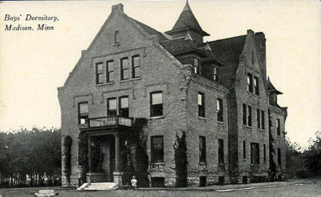Boy's Dormitory, Madison Minnesota, 1910's
