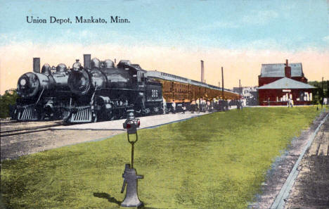 Union Depot, Mankato Minnesota, 1900's
