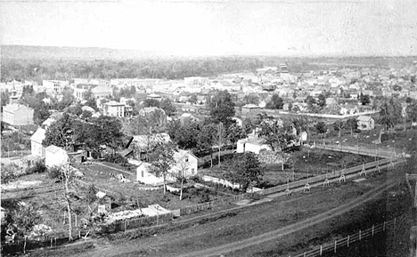 View of Mankato Minnesota, 1872
