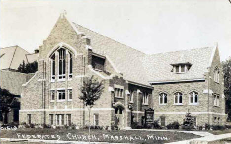 Federated Church, Marshall Minnesota, 1930's