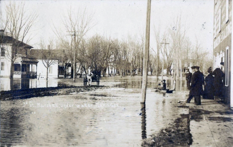 Flooding, Marshall Minnesota, 1909