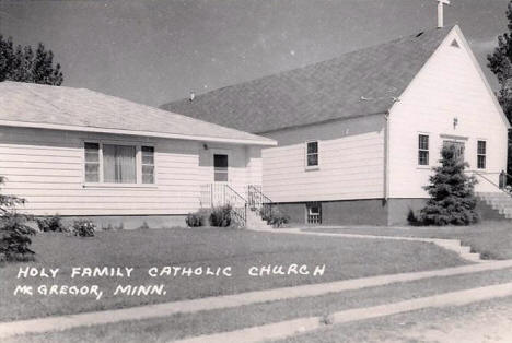 Holy Family Catholic Church, McGregor Minnesota, 1960's