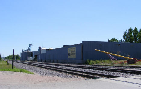 Railroad tracks and Grain Elevator, McIntosh Minnesota, 2009