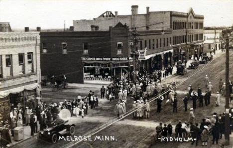 Parade, Melrose Minnesota, 1910's