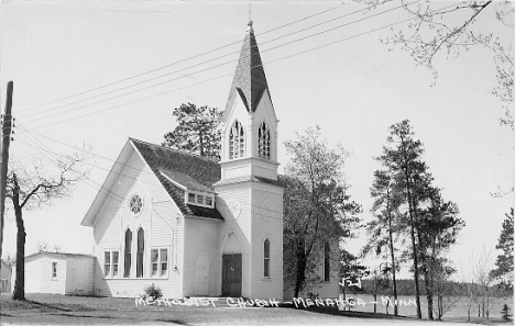 Methodist Church, Menahga Minnesota, 1940's