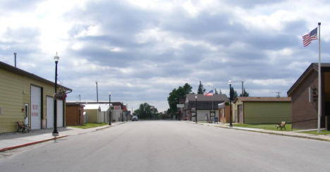 Street scene, Middle River Minnesota, 2009