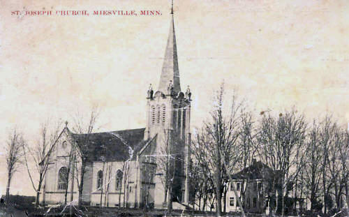 St. Joseph Church, Miesville Minnesota, 1910