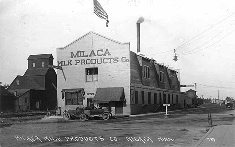 Milaca Milk Products Company, Milaca Minnesota, 1920